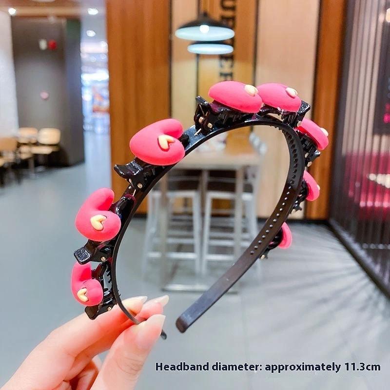 Girls' Clip Hair Accessories Crushed Hair Headband by GJG Denim
