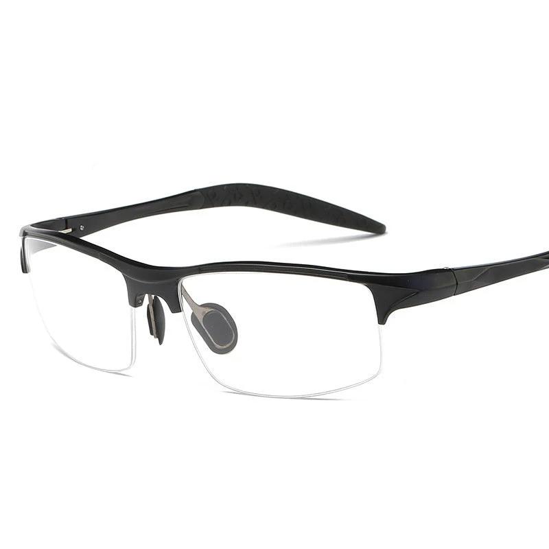 Men's Sports Plain Half-frame Optical Glasses by GJG Denim