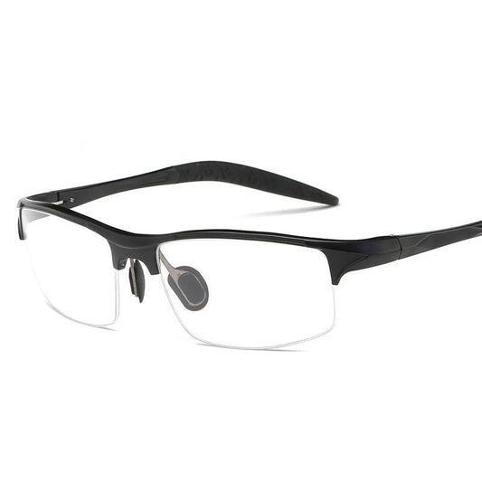 Men's Sports Plain Half-frame Optical Glasses by GJG Denim