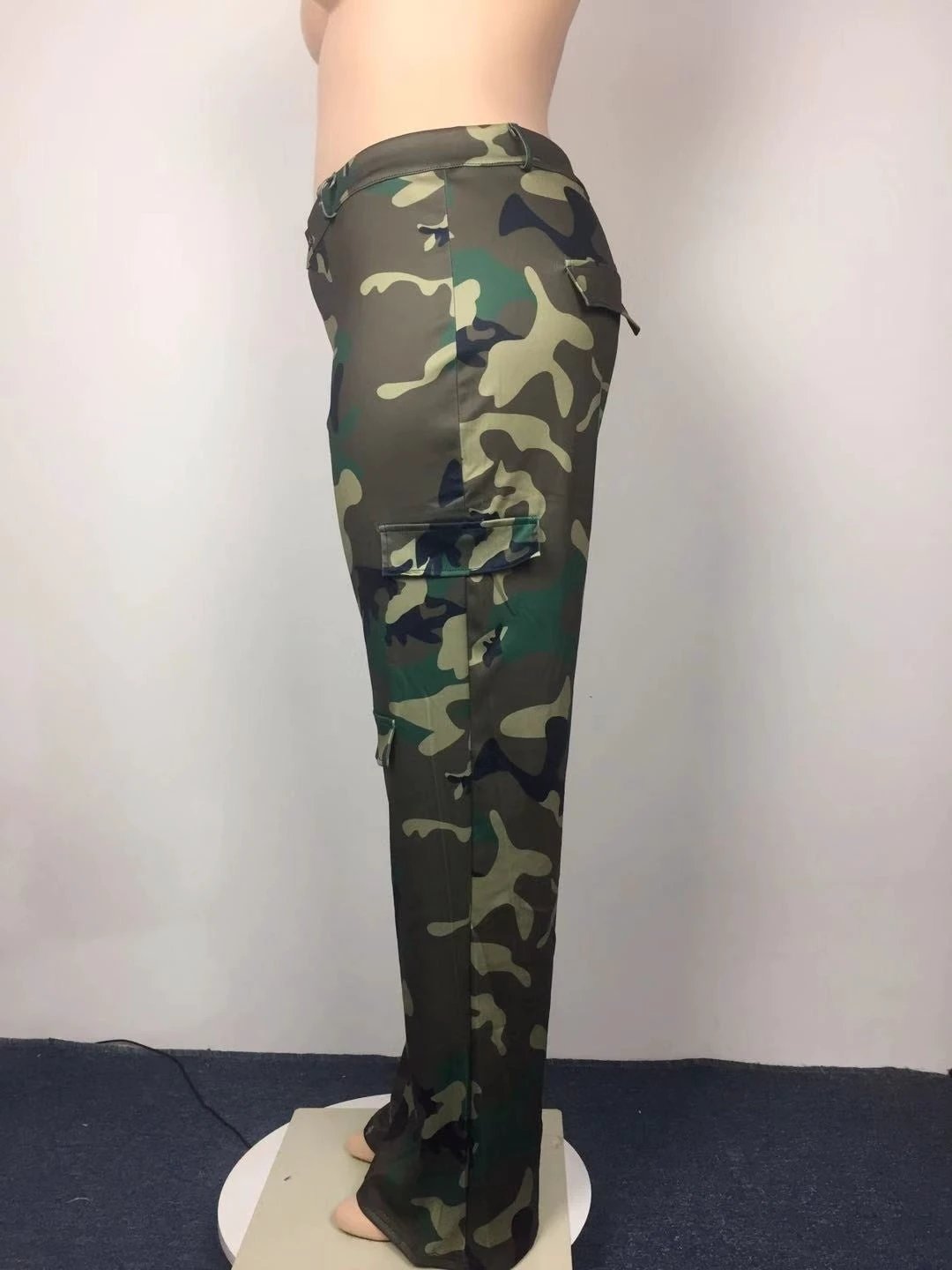 Street Leisure cargo camouflage Plus Size Pants by GJG Denim