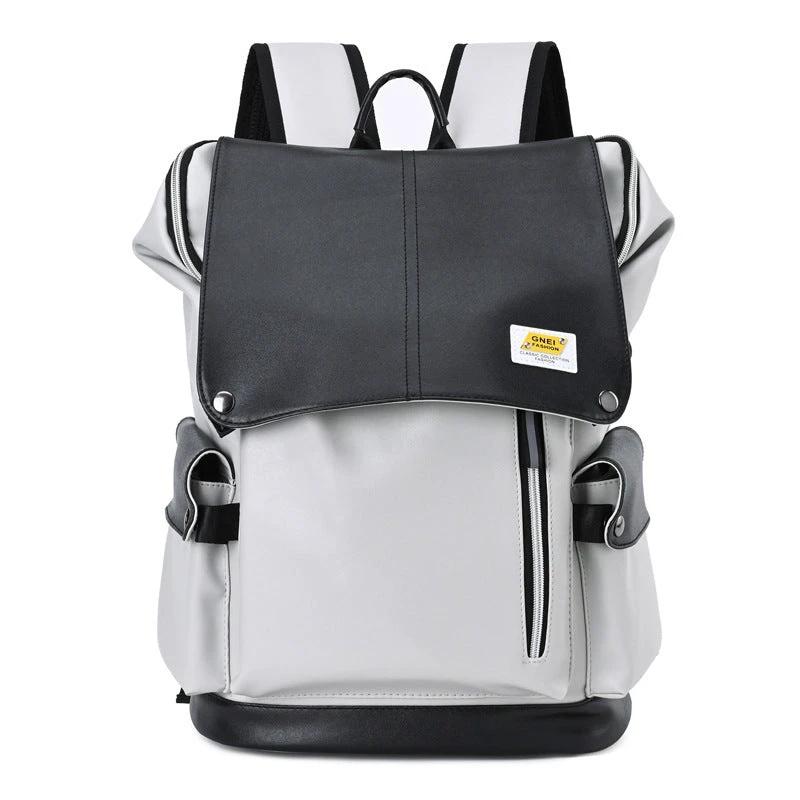 Large-capacity Water-resistant Backpack For Men by GJG Denim
