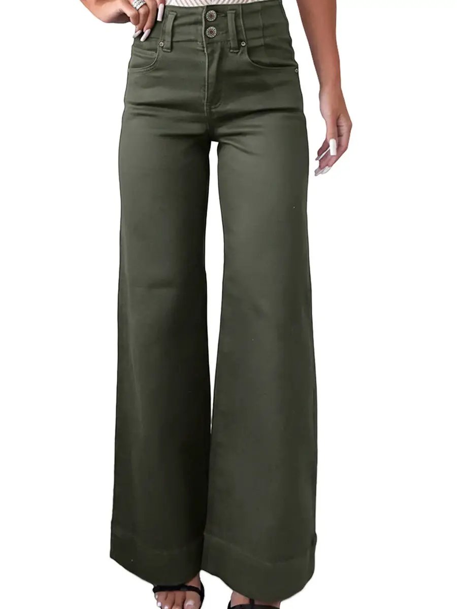 Solid-color Jeans Women's European And American Style Casual Versatile by GJG Denim