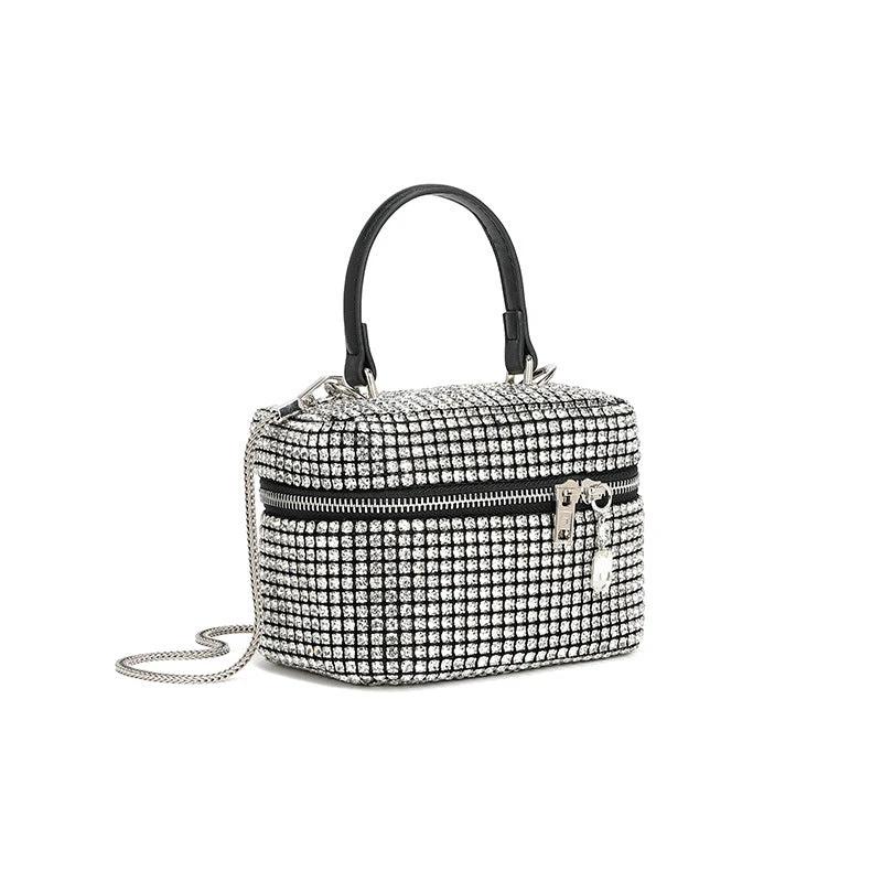 Spring New Fashion Chain ShoulderCrossbody Small Square Handbag by GJG Denim