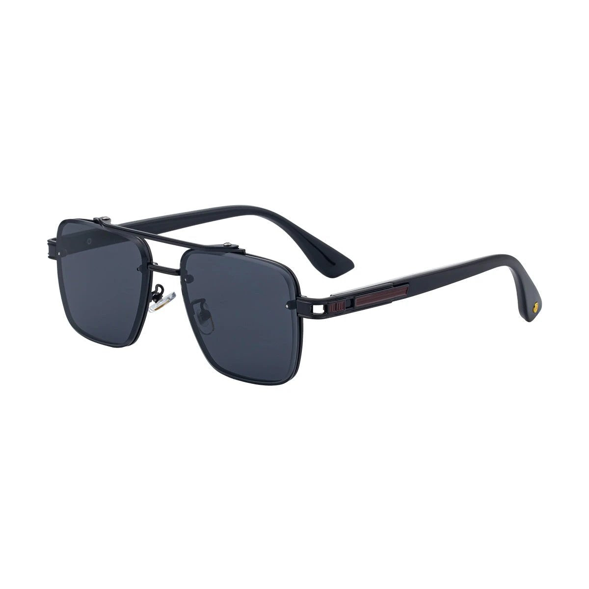 Men's Fashionable Square-frame Sunglasses by GJG Denim