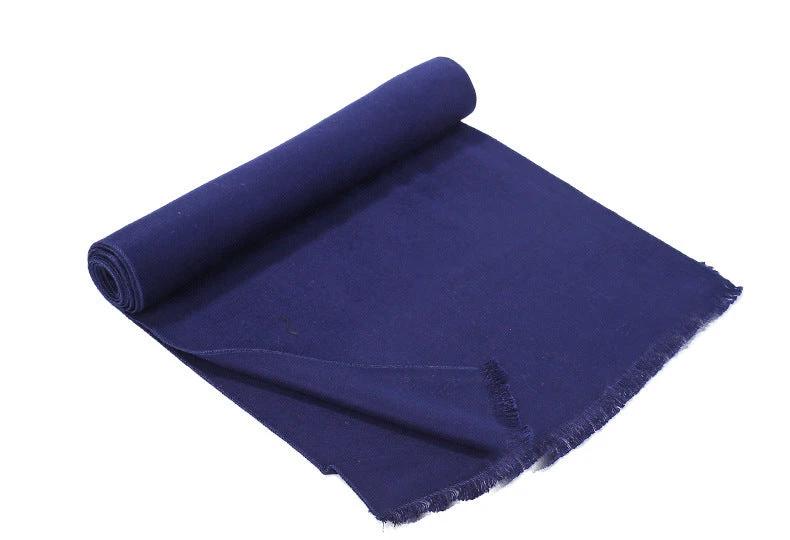 Men's Fashionable All-matching Pure Color Warm Keeping Scarf by GJG Denim