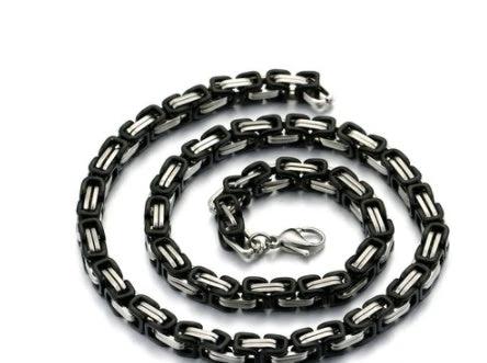 Men's Stainless Steel Trendy Necklace by GJG Denim