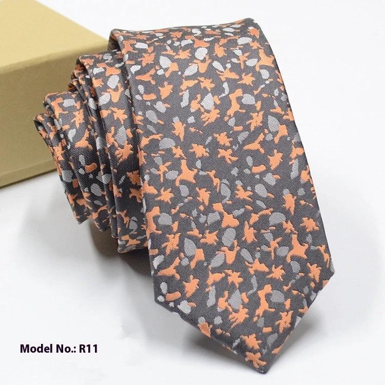 Men's Fashion Exquisite Jacquard Tie by GJG Denim
