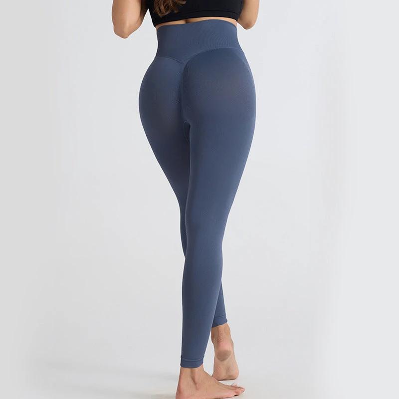 High Waist Workout Trousers High Elastic Sports Outdoor Yoga Clothes by GJG Denim