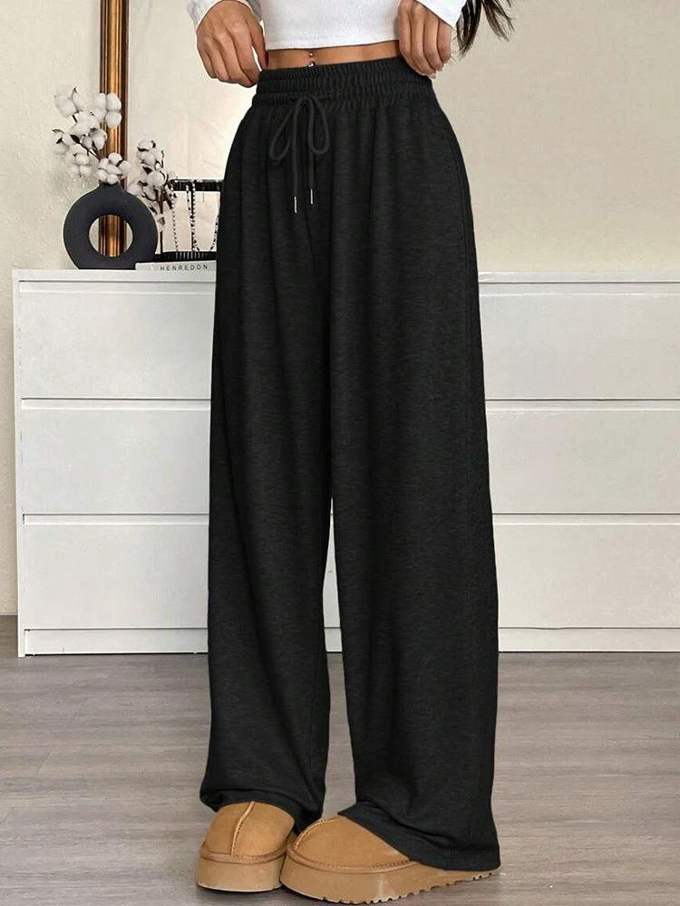 Solid Color Women's Clothes Casual Pants Loose Commuter Trousers by GJG Denim