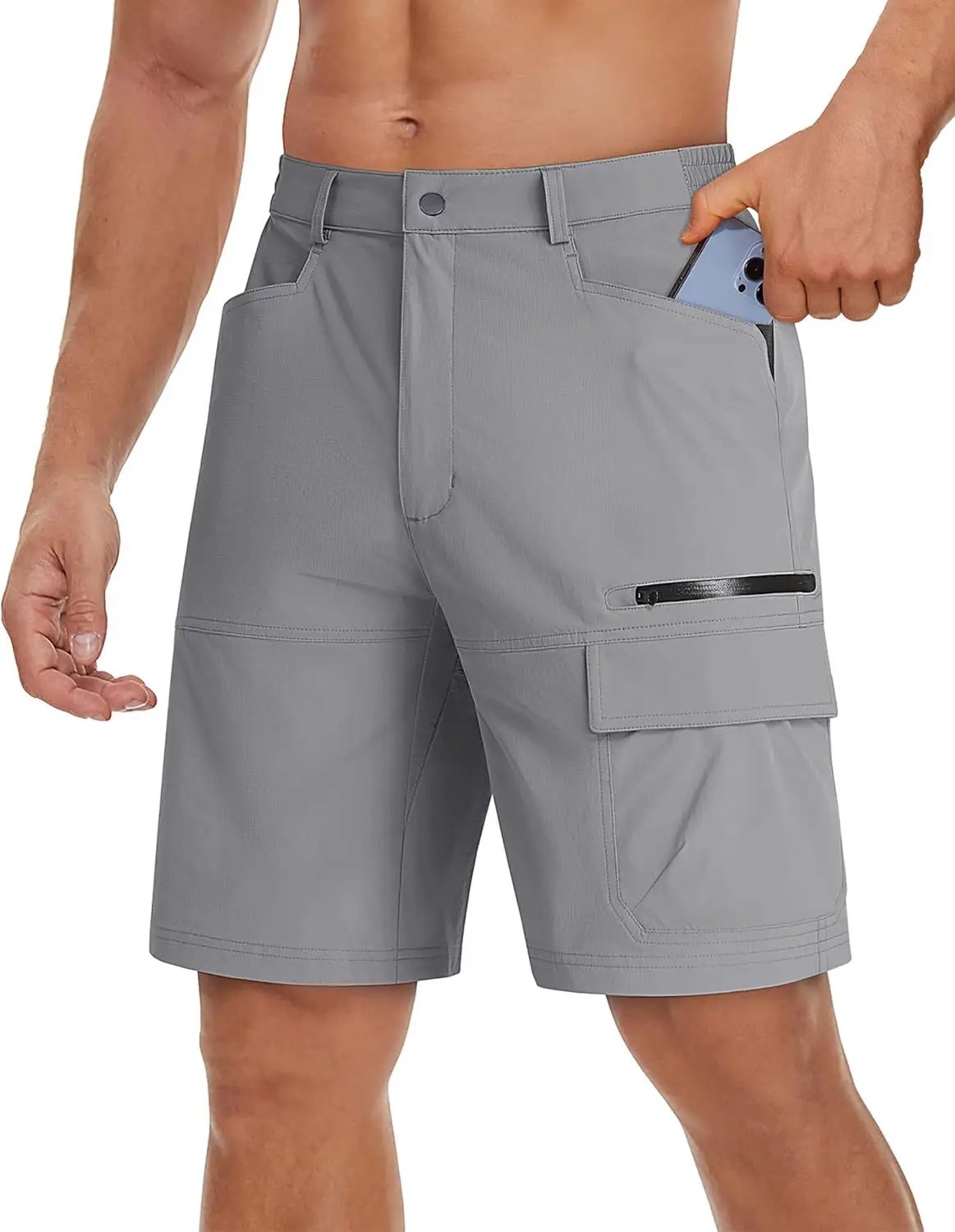 Men's Multi-Pocket Shorts by GJG Denim