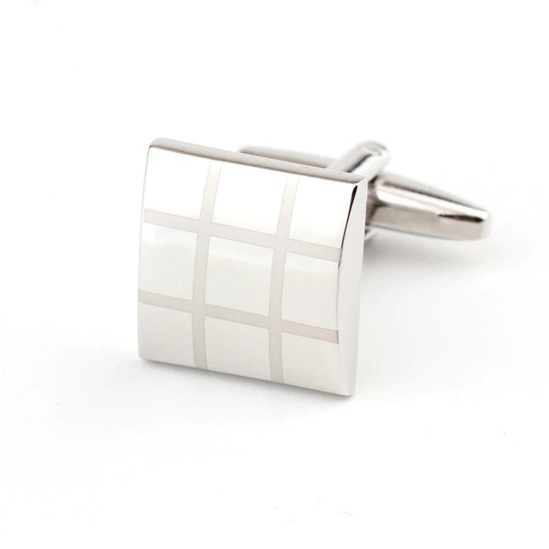 Men's Square Plaid Cufflinks by GJG Denim