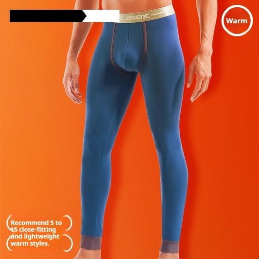 Cotton Slim-fit Mid-waist Long John Underwear For Men by GJG Denim