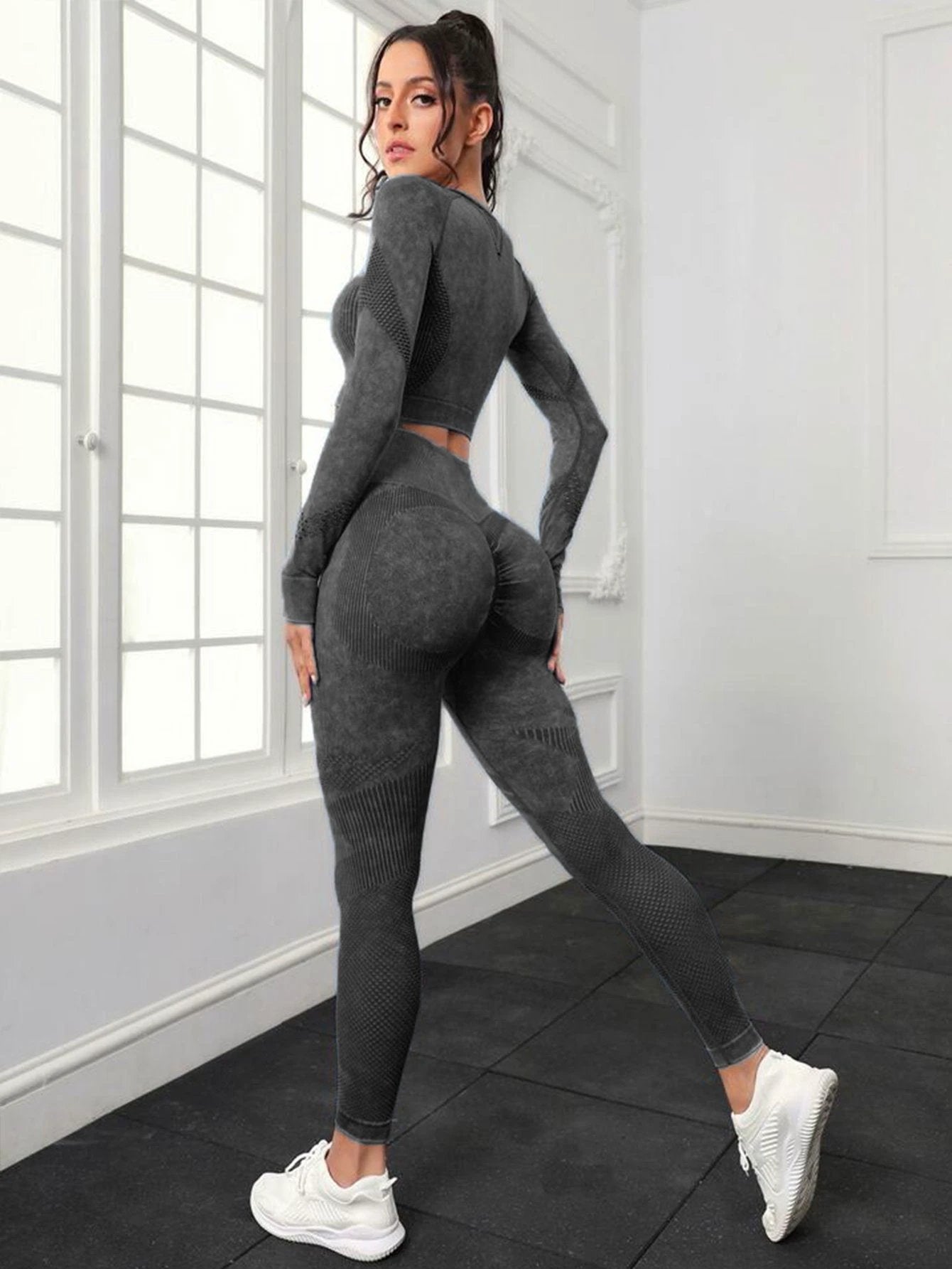 4PACK Active Yoga Pants Women's Yoga Pants by GJG Denim