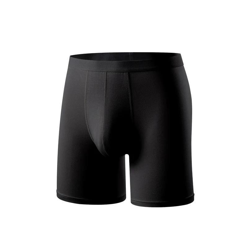 10pcs Men's Bamboo Fiber Boxer Briefs Medium Stretch Solid by GJG Denim