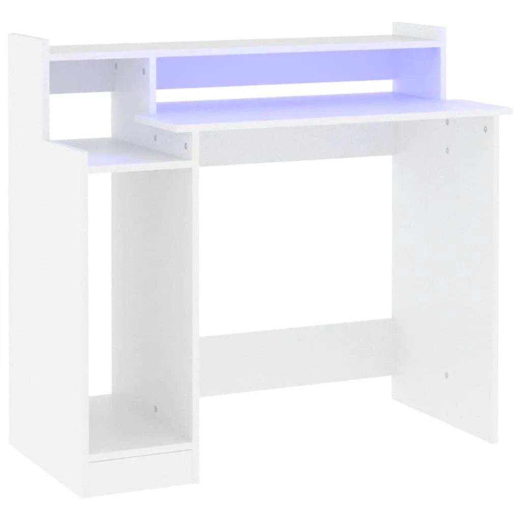 Desk w/LED, Wood Composite Desk by GJG Denim