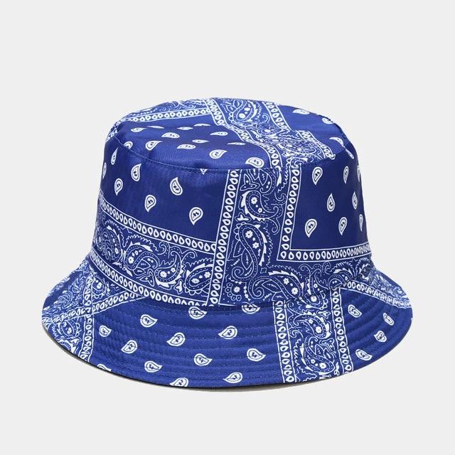 Men's Bandana Printed Bucket Hat by GJG Denim