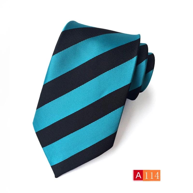 Men's Casual Formal Wear Polyester Jacquard Tie by GJG Denim
