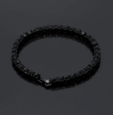 Tin Alloy Iced Bracelet For Men by GJG Denim