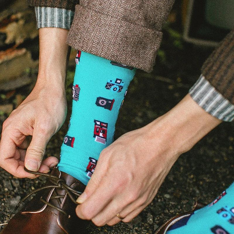 Men's Bright Tube Socks by GJG Denim