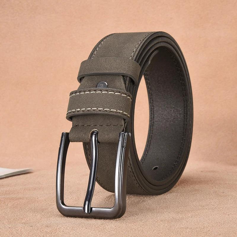 Versatile Alloy Pin-buckle Belt For Men by GJG Denim