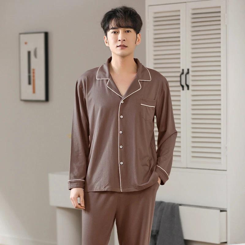 Men's Long Sleeve Pajamas by GJG Denim
