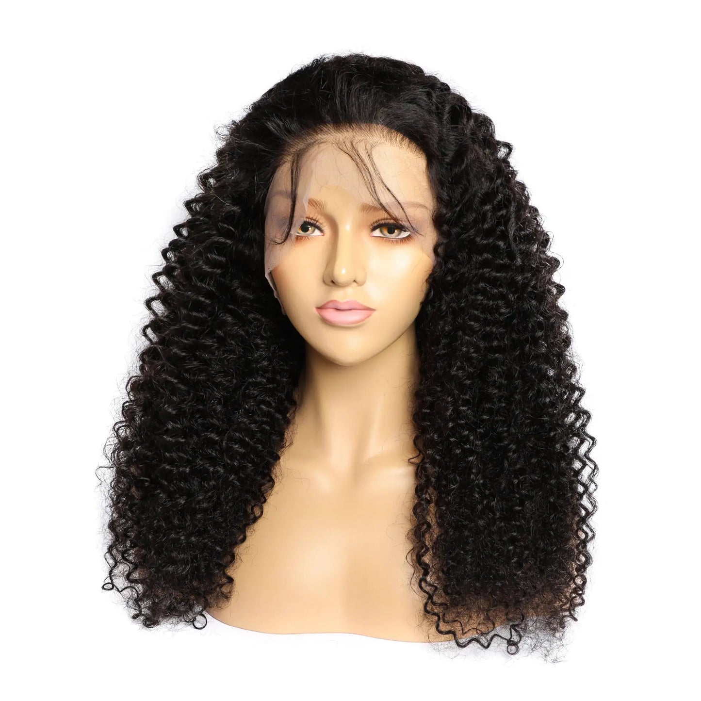 Curly Human Hair Wig Lace Hair Products by GJG Denim