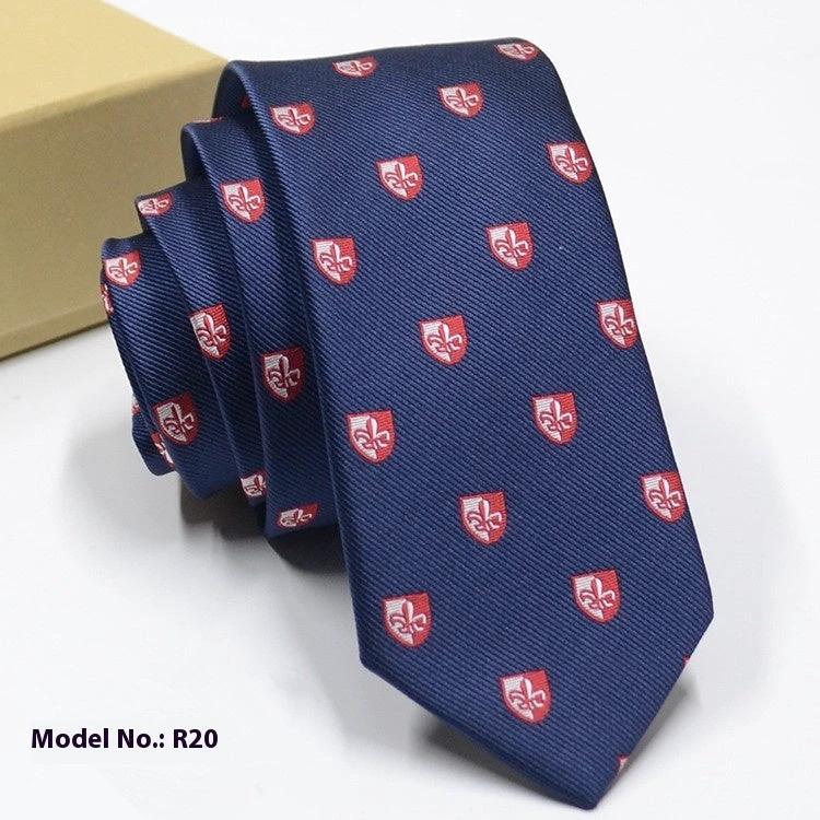 Men's Fashion Exquisite Jacquard Tie by GJG Denim