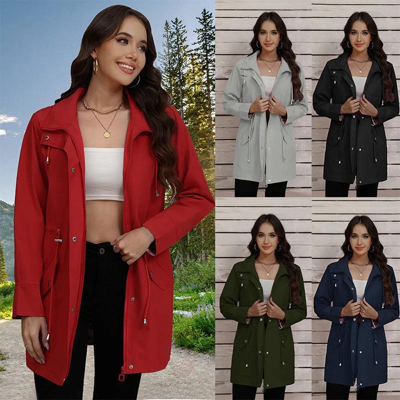 Outdoor Jacket Coat Female Versatile Casual Top by GJG Denim