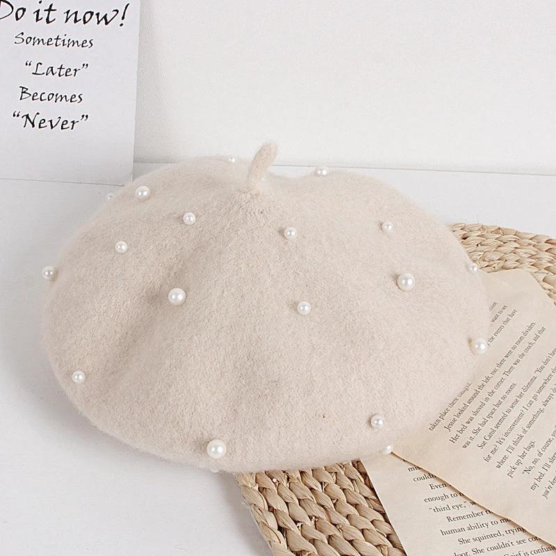 Beaded Princess Beret For Babies Or Children by GJG Denim