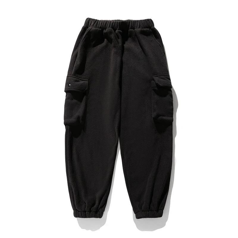 Men's Polar Fleece Loose Sports Workwear Sweatpants by GJG Denim