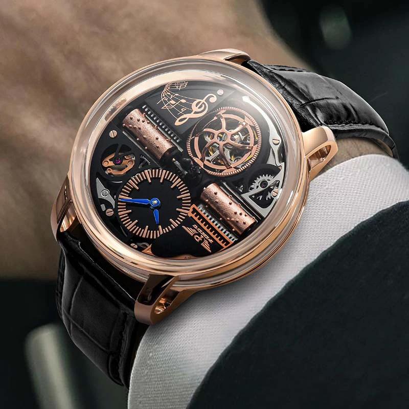 Multifunctional Fully Automatic Mechanical Watch For Men by GJG Denim