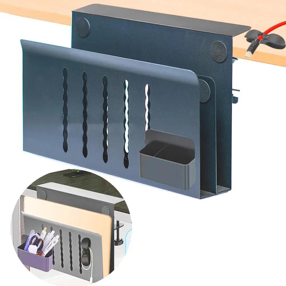 Under-desk Notebook Storage Bracket by GJG Denim