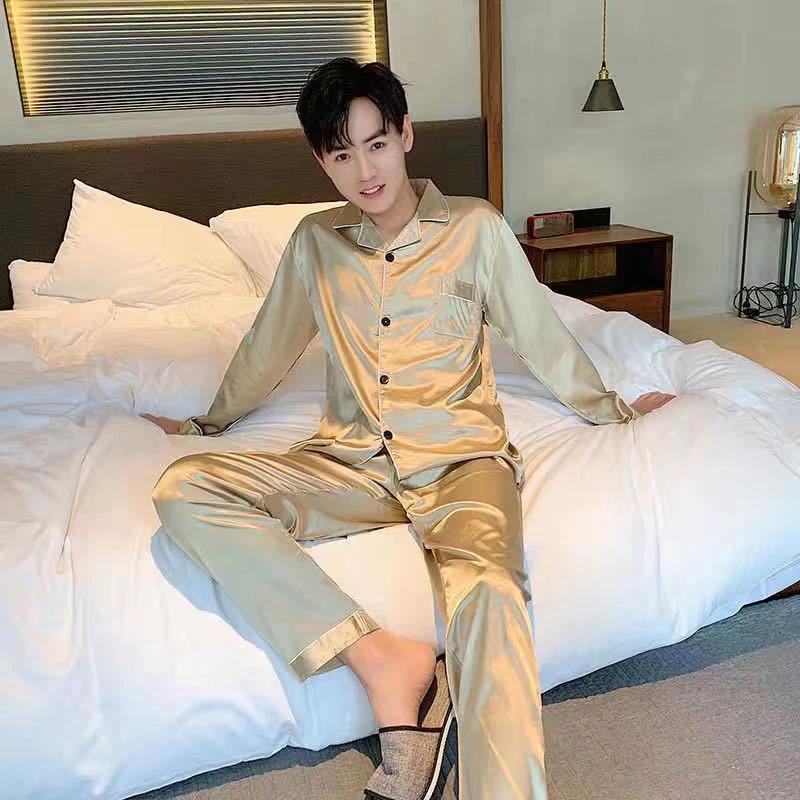 Men's Long Sleeve Pajamas by GJG Denim