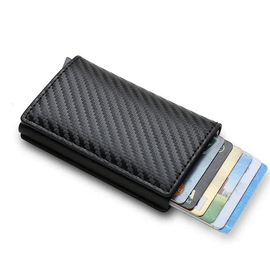 Men's Rfid Blocking Protected Magic Leather Slim Wallet by GJG Denim
