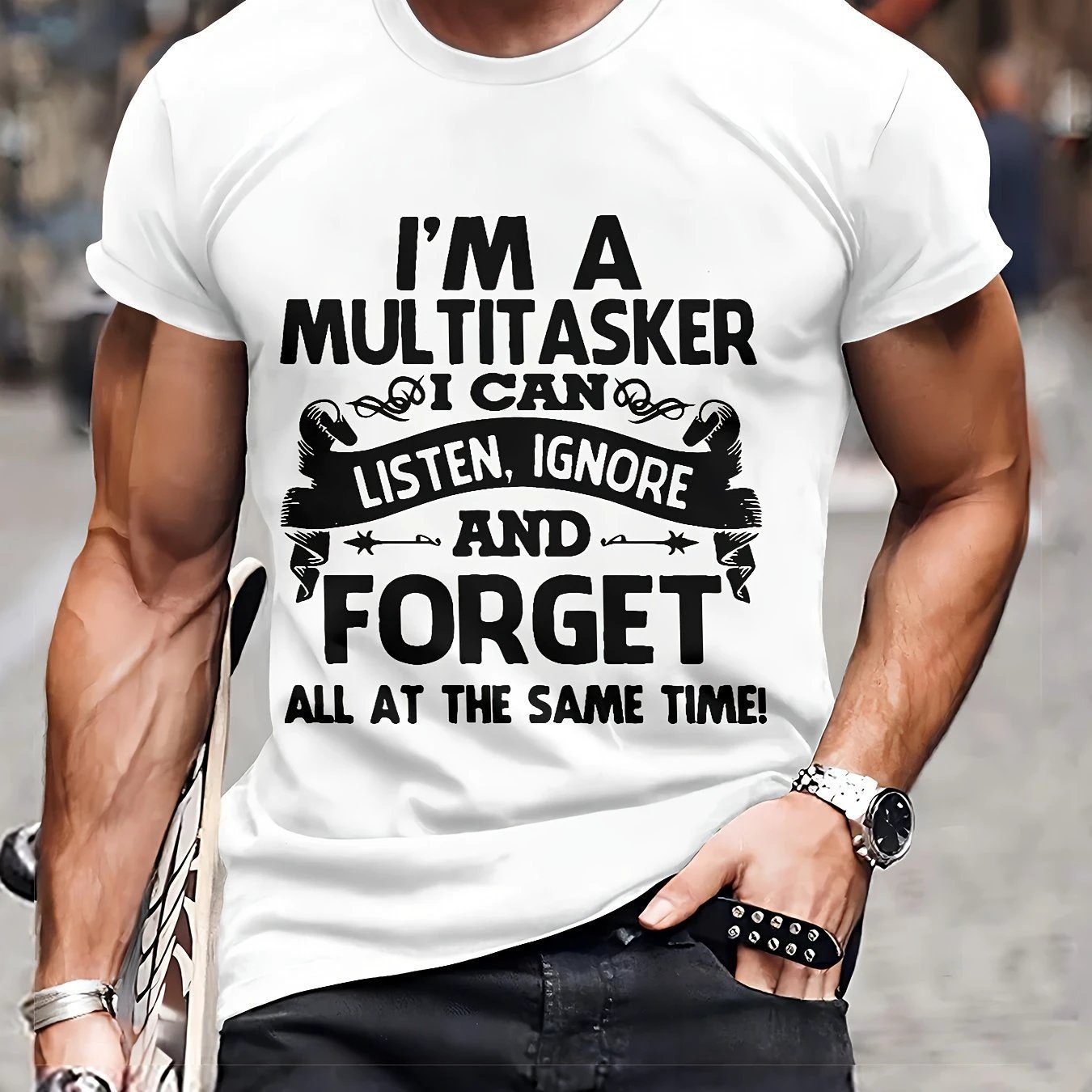 Men's Fashion 3D T-shirt by GJG Denim