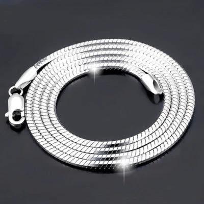 Sterling Silver Plated Platinum Chain For Men by GJG Denim