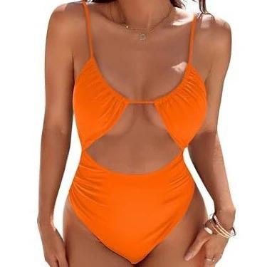 European And American Cute Women's One-piece Swimsuit by GJG Denim
