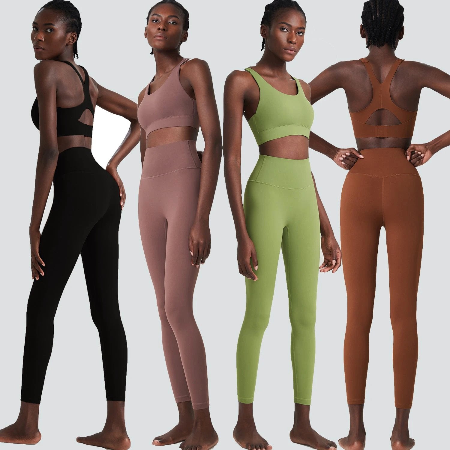 Plus Size Yoga Workout Clothes Two-piece Set by GJG Denim