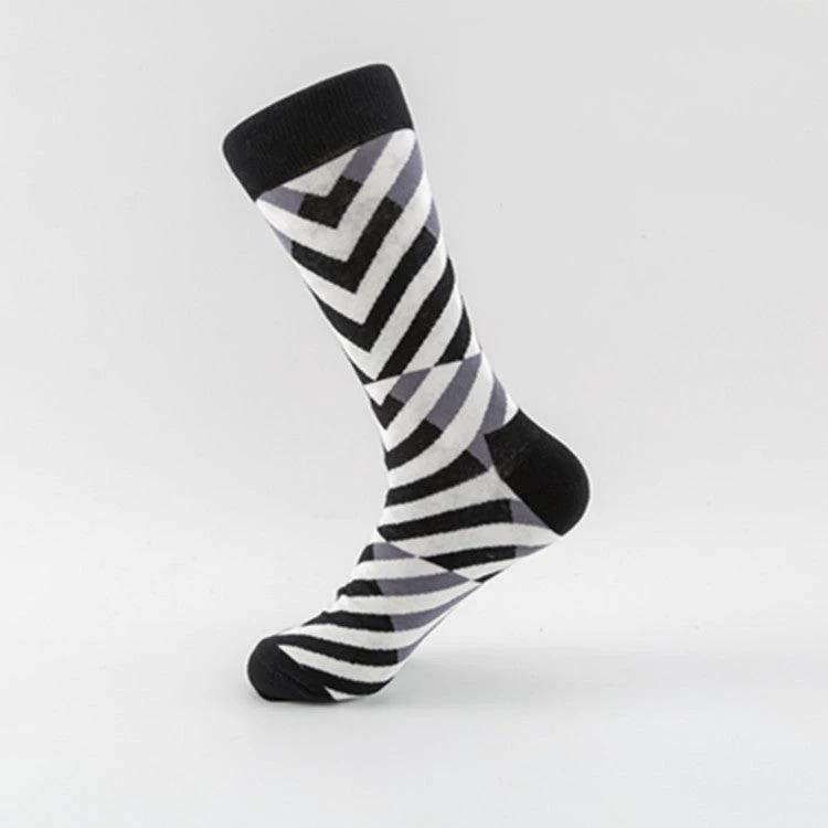 Men's Trendy Mid-calf Length Socks by GJG Denim