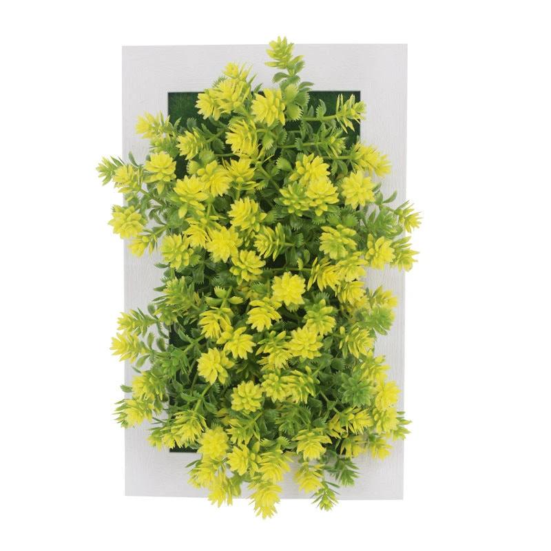 Succulent Wall Decor 3D Artificial Flower Wall Hanging by GJG Denim