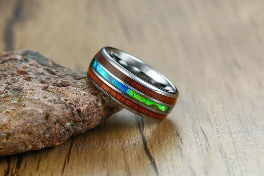 Tungsten Steel Ring For Men by GJG Denim