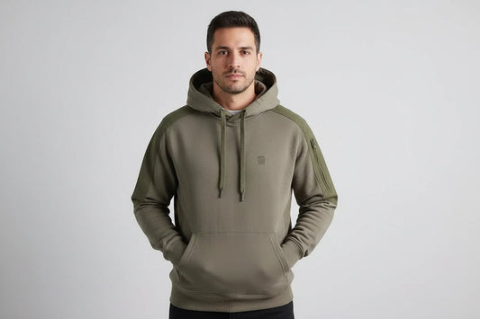 Space Cotton Comfortable And Stylish Men's Warm Hoodie by GJG Denim