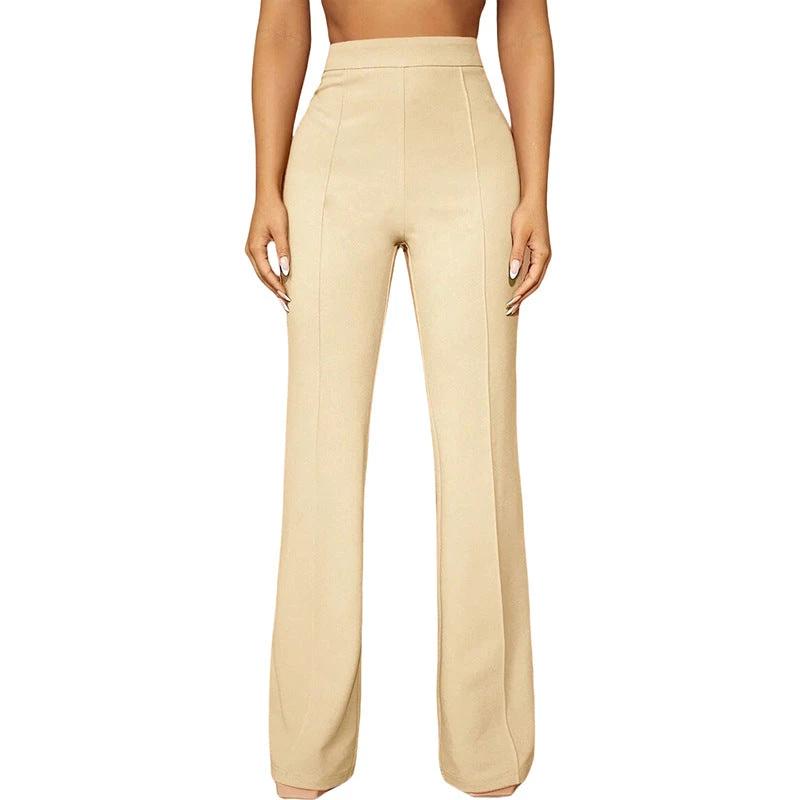 High Waist All-matching Fashion Business Commute Fall Women's Clothing Casual Business Pants Trousers by GJG Denim