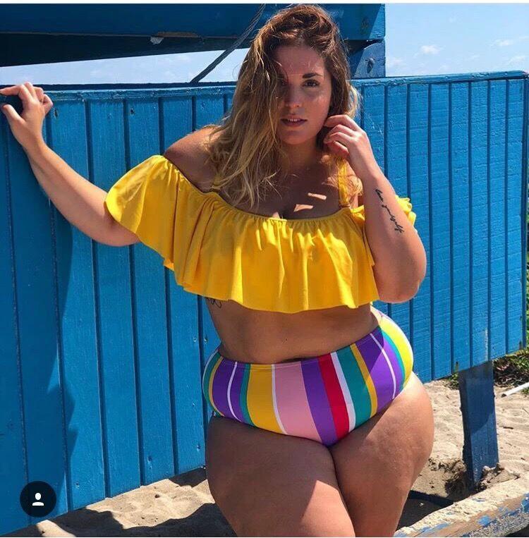 Women's sexy plus size swimsuit by GJG Denim