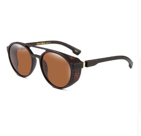 Frosted Retro Double Beam Sunglasses For Men by GJG Denim