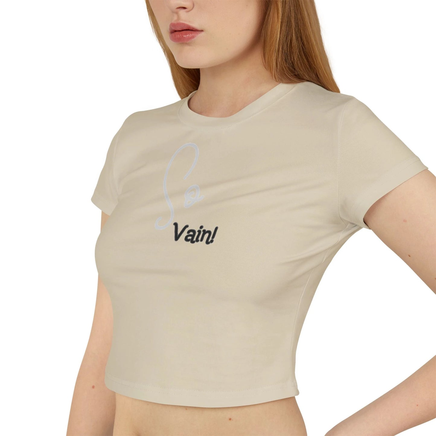 So vain Women's Crop Tee by Printify