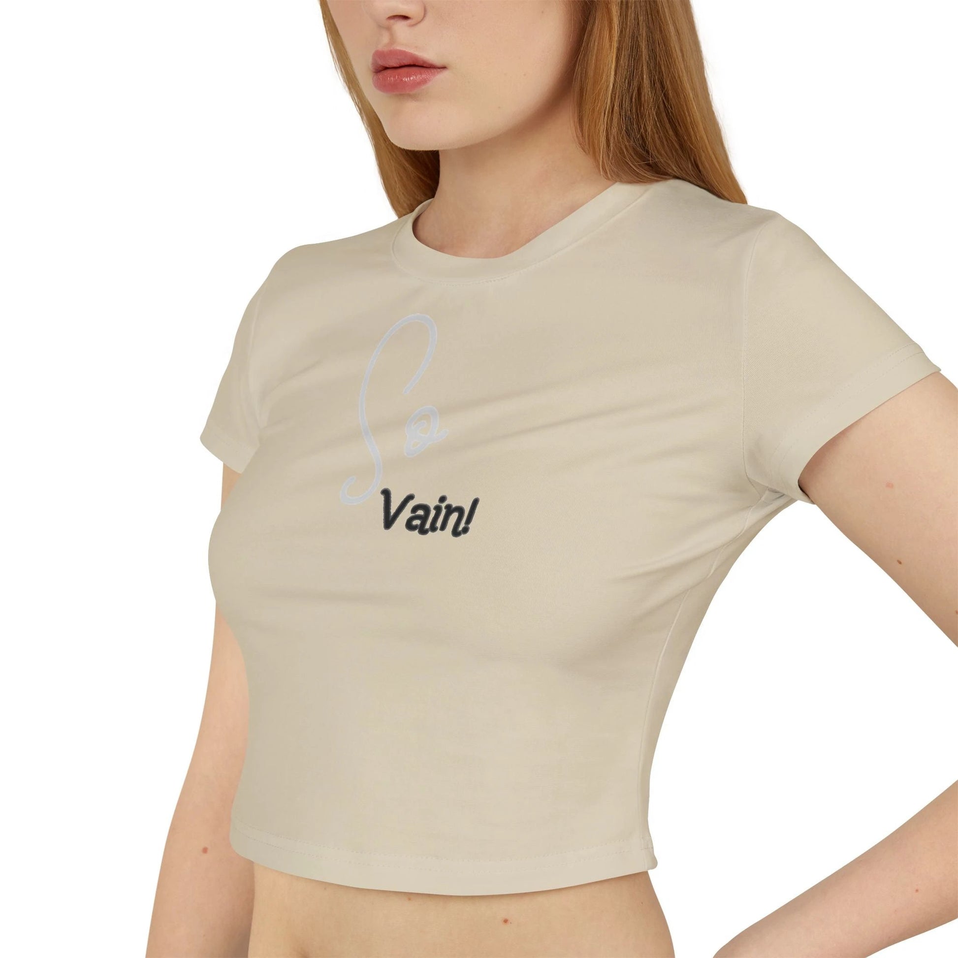 So vain Women's Crop Tee by Printify