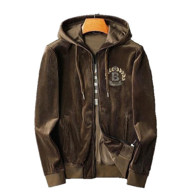 Men's Trendy Hooded Casual Sweatshirt And Jogger Set by GJG Denim