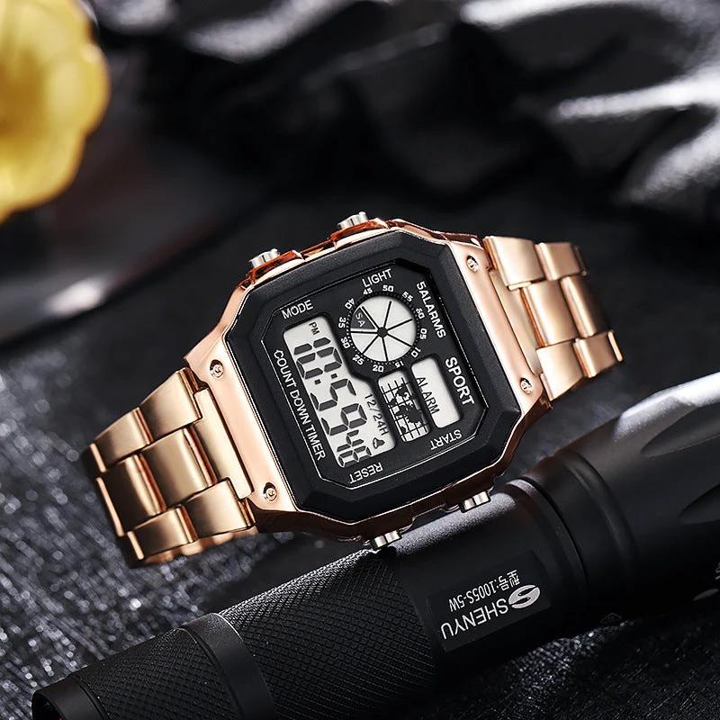 Men's LED Luminous Watch by GJG Denim