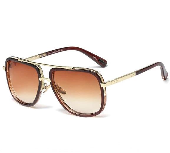 Retro Metal Sunglasses for Men by GJG Denim